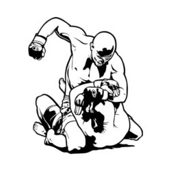 250x250 t shirt clip art for mma