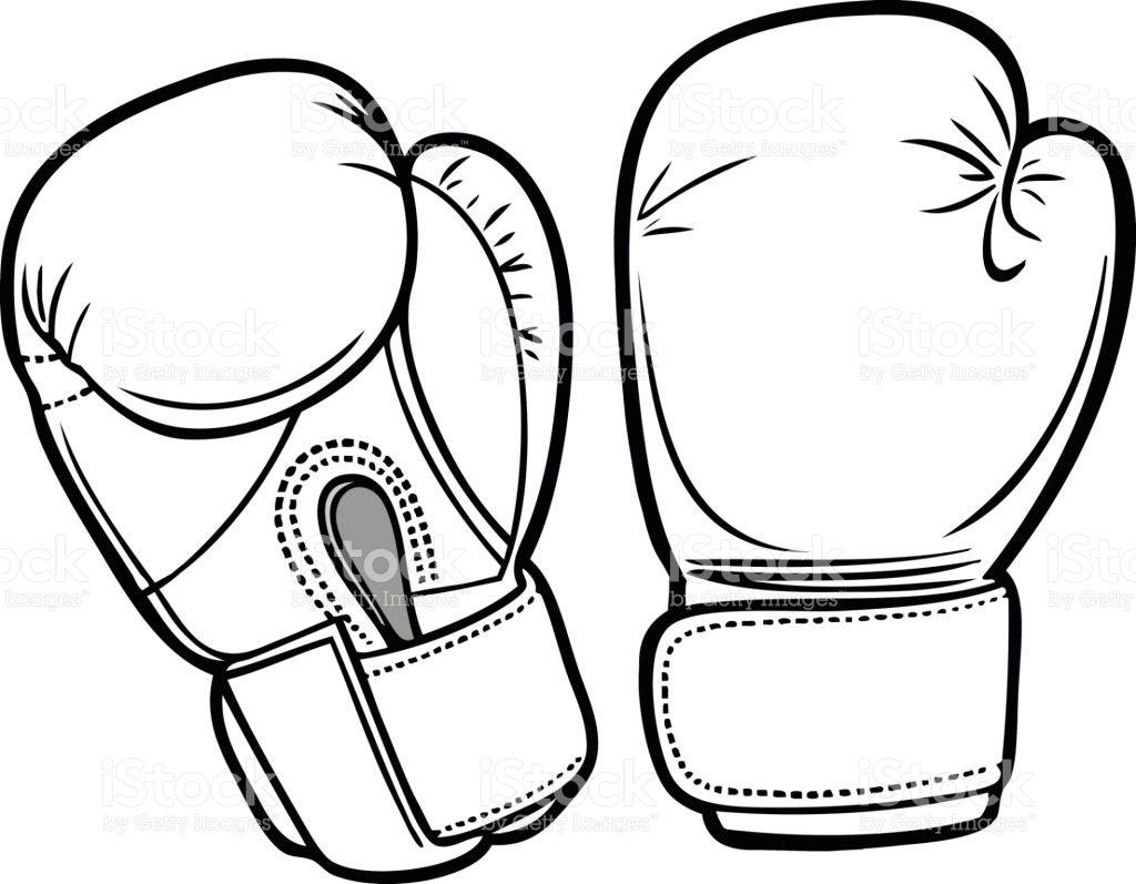 Mma Gloves Drawing