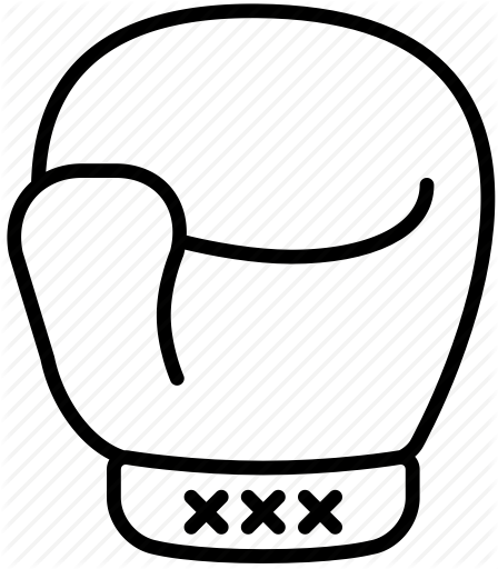 448x512 Collection Of Free Boxer Drawing Boxing Glove Download On Ui Ex
