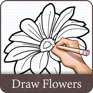 300x300 How To Draw Flower Design Apk