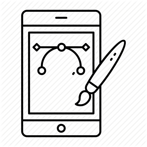 512x512 Drawing, Mobile, Phone, Tools Icon