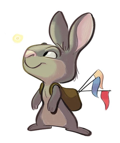 500x597 Rabbits In Character Design