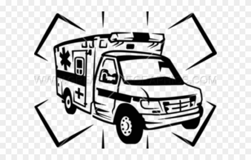 880x560 Ambulance Clipart Line Drawing