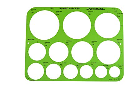 450x300 westcott jumbo circles geometric template, x