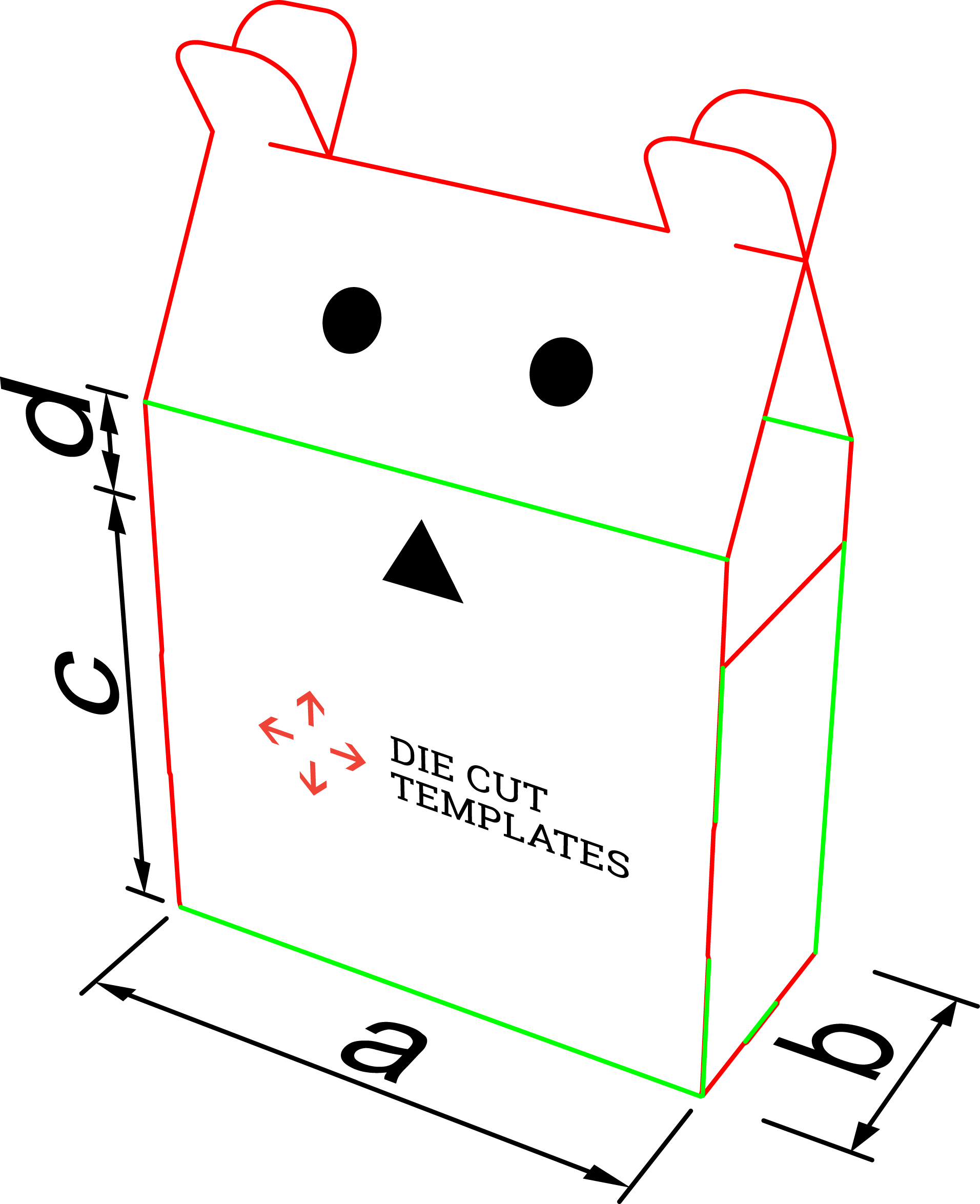 1912x2349 Custom Dieline Generator