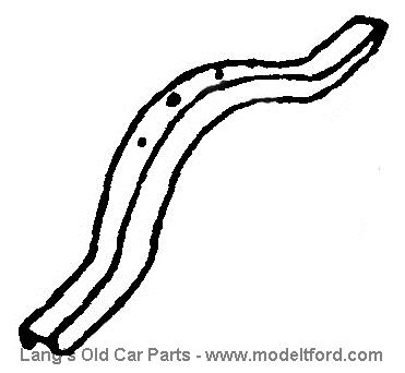 371x342 Model T Rear Cross Member For Speedster Body Kit, Drop
