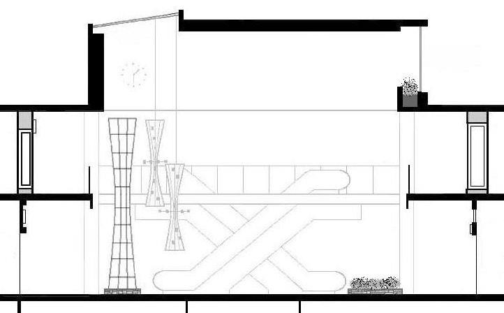 722x448 Mall Drawing Modern For Free Download