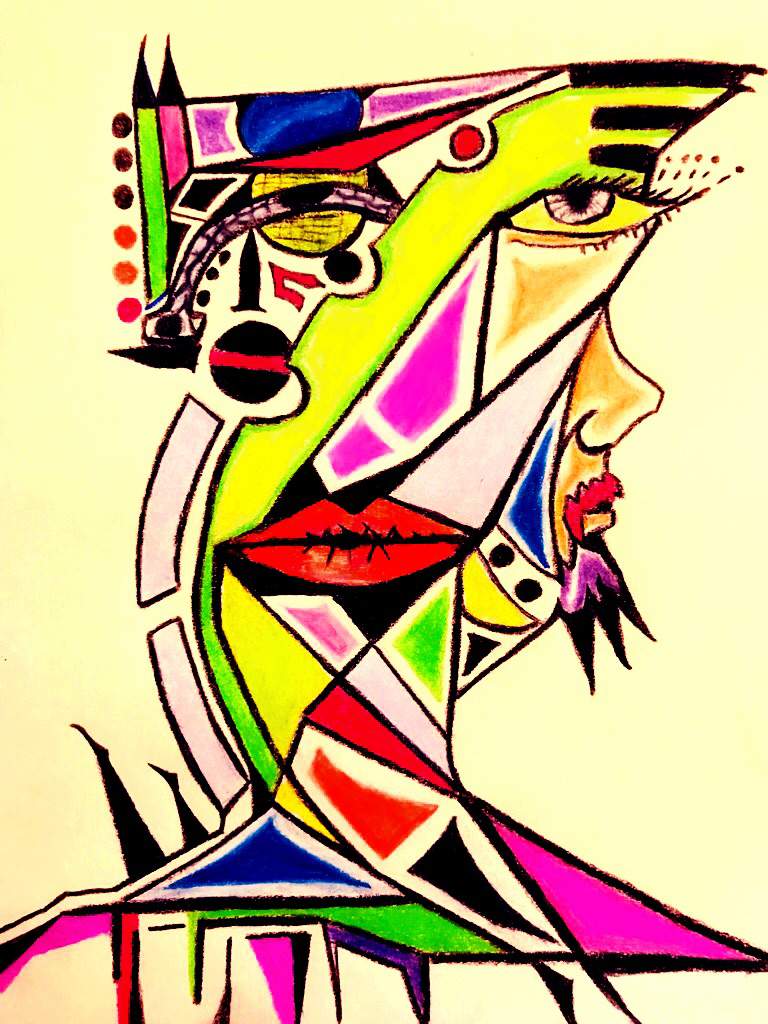 768x1024 Modern Art Is Little Bit Confusing Color Pencils Drawing Art