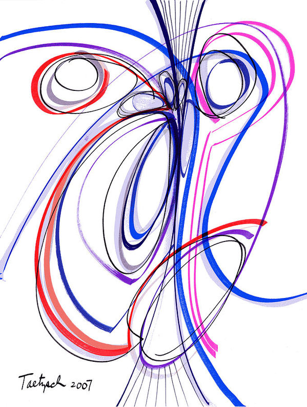 599x792 modern drawing sixty one poster