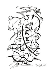 210x300 Abstract Contemporary Art Drawings