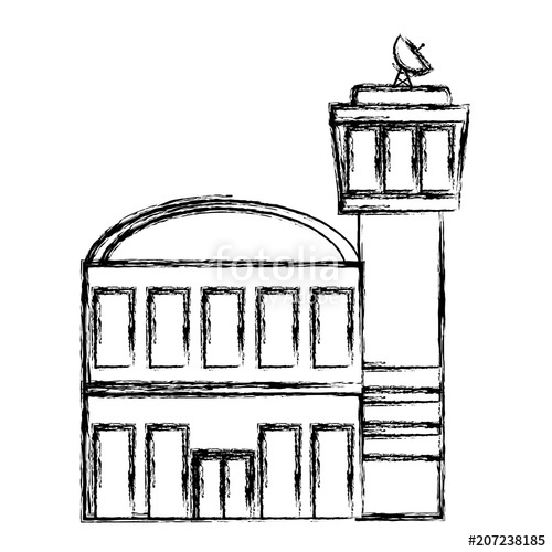 500x500 Grunge Modern Building Architecture Urban City Stock Image