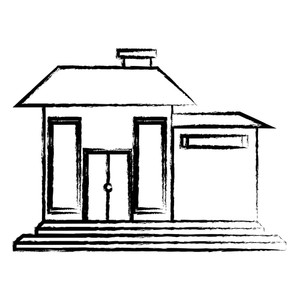 300x300 Sketching House Royalty Free Vectors