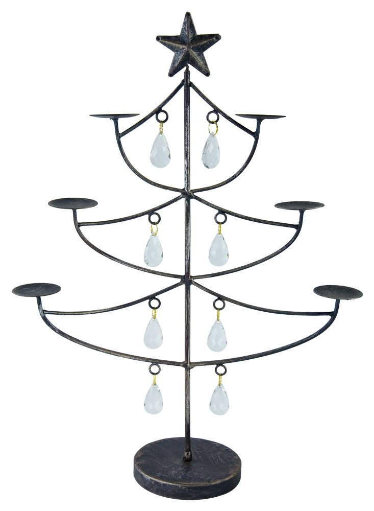 733x1000 B G Sales Christmas Tree Wstar Tea Light Holder