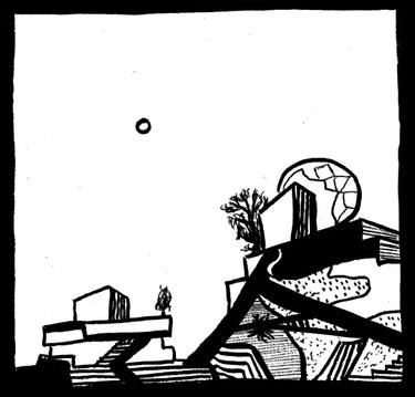 375x359 Modern Pyramids Drawing