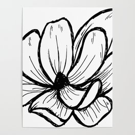 264x264 Modern Flower Posters
