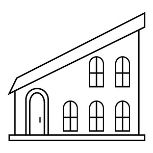 300x300 Modern House Royalty Free Vectors