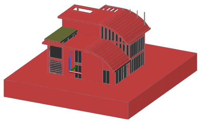 650x400 Modern House Design Drawing