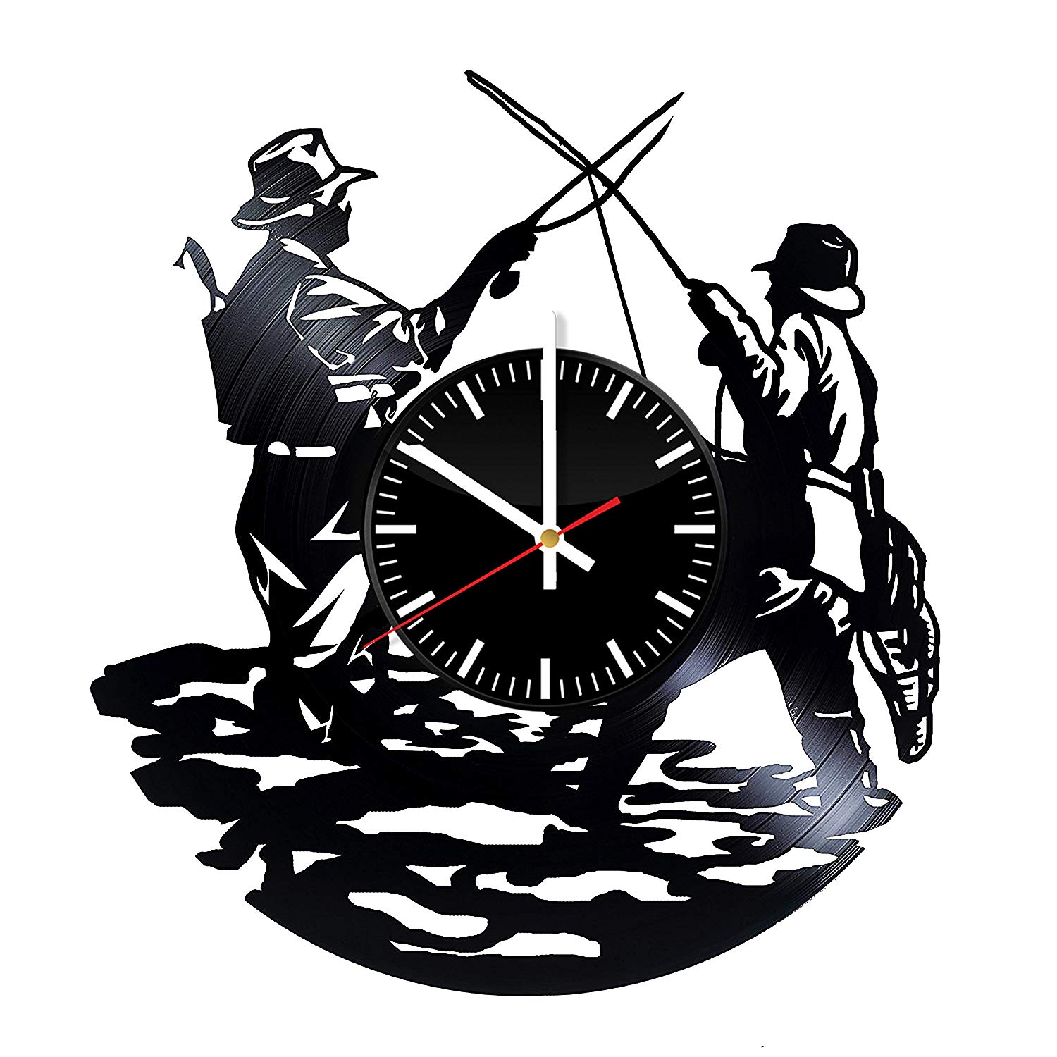 1500x1500 Fishing Vinyl Clock