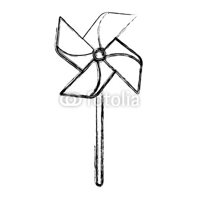 400x400 Paper Windmill Toy Icon Vector Illustration Design Buy Photos