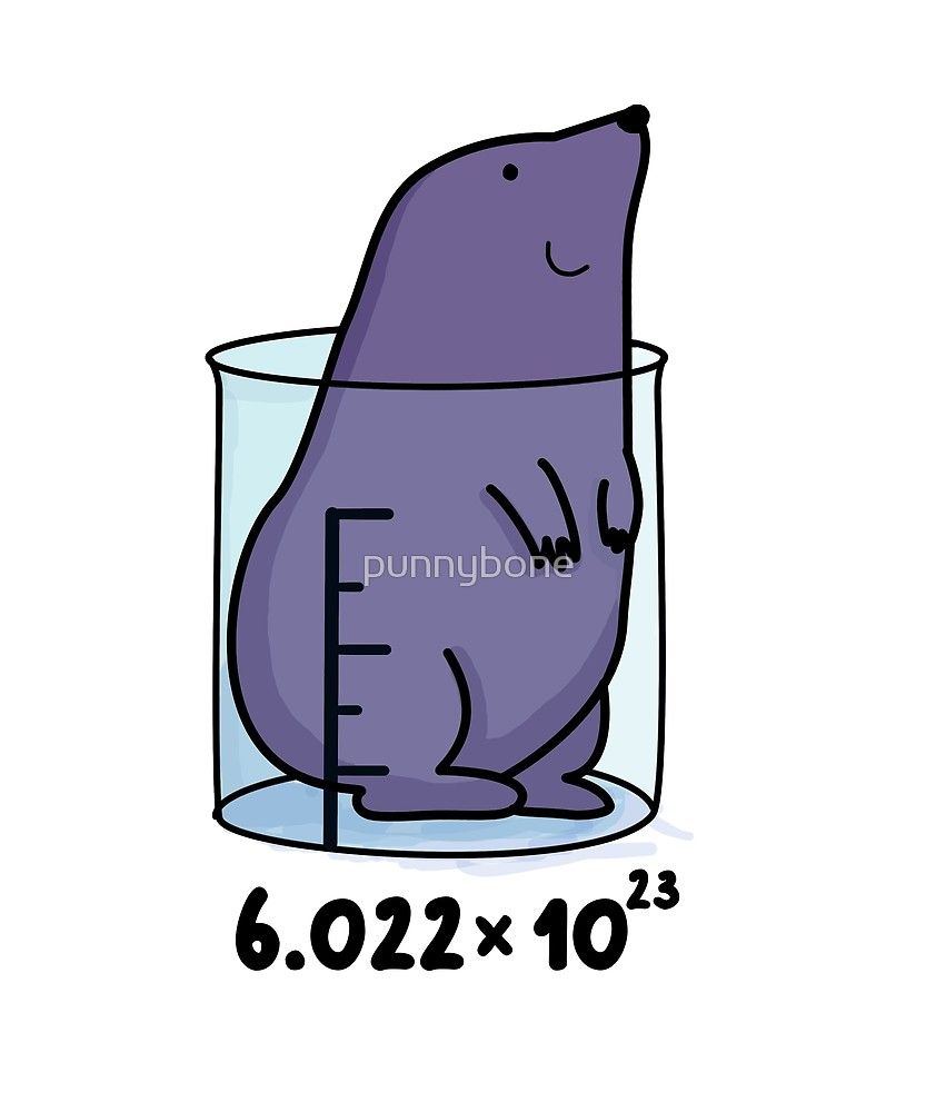 833x1000 Chemistry Mole Animal Pun