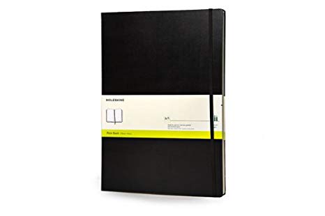 466x310 Moleskine Art Plus Notebook, Plain, Black, Hard