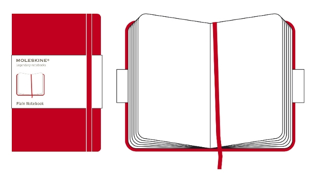 640x371 Moleskine Classic Red Notebooks