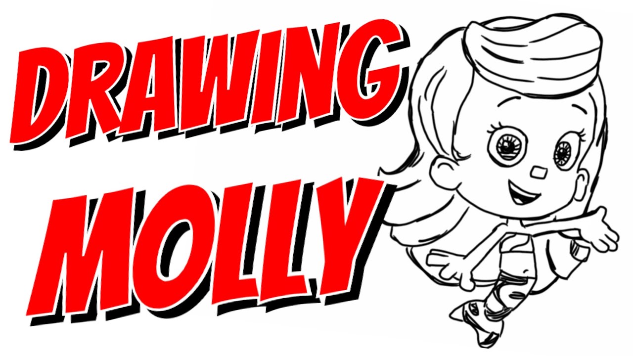 1280x720 how to draw molly from bubble guppies