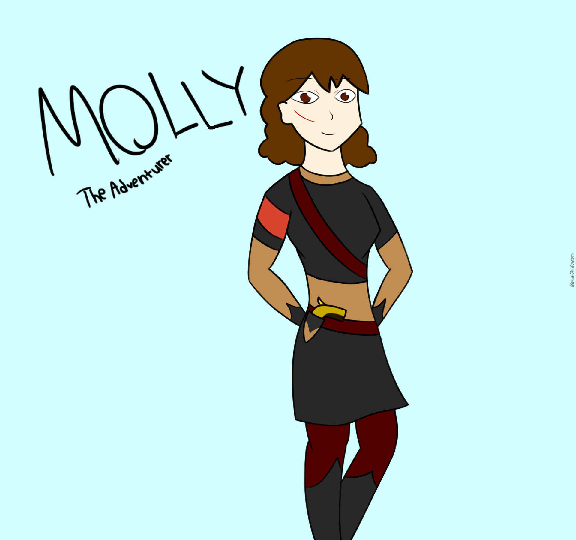 1920x1800 Molly The Adventurer Drawing
