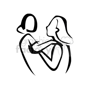 300x300 A Mom Lifting Her Child Clipart Royalty Free Clipart