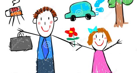 471x250 Dad Birthday Drawing Ideas Card Funny Mom Baby Easy American