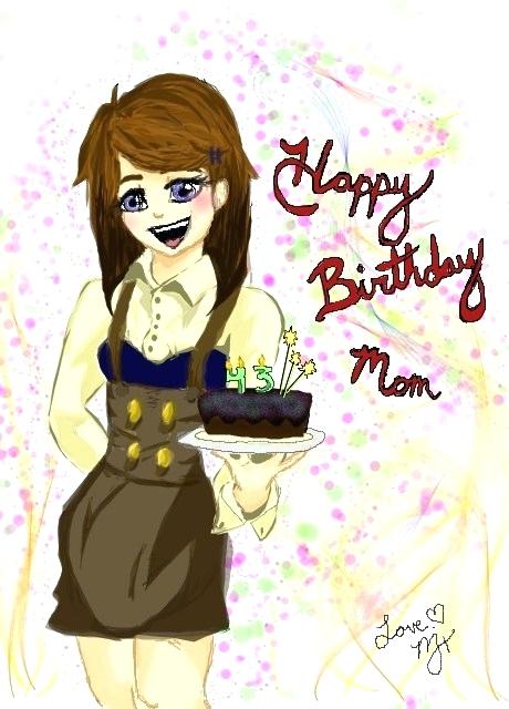 460x640 Mom Drawing Mom Drawing Cartoon