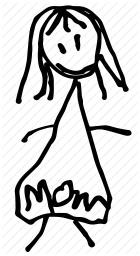 280x512 Happy Birthday, Mama, Mom, Mommy, Mother, Stick Man, Toddler