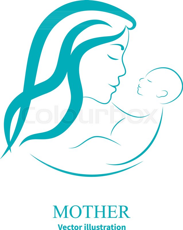 638x800 Vector Illustration Sketch Mother With Stock Vector Colourbox