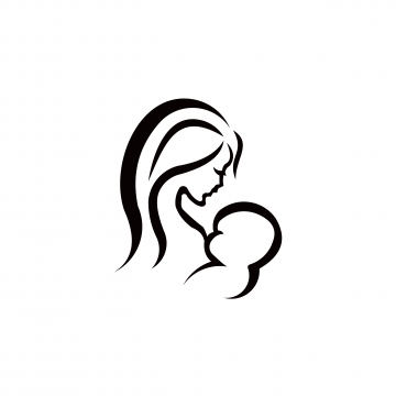 360x360 Breast Feeding Vector Sign Mother Holding Newborn Baby In Arms
