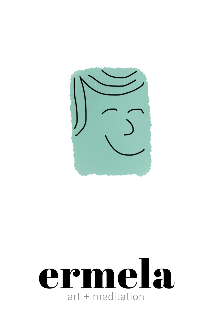 735x1102 happy moment! humble mindful drawing practice