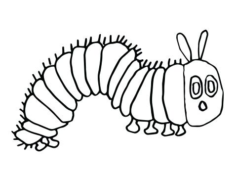 480x360 Caterpillars Drawing