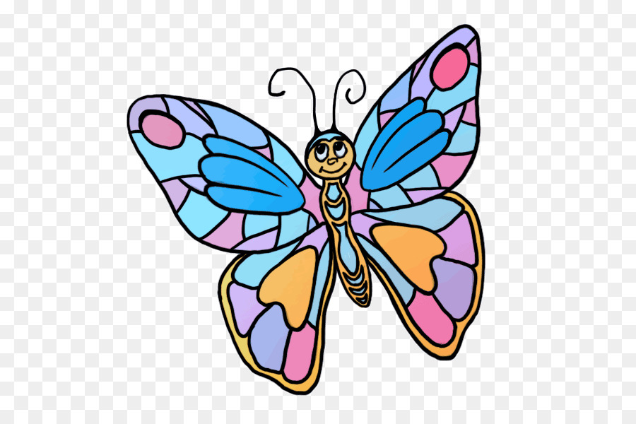 900x600 Drawing, Butterfly, Painting, Transparent Png Image Clipart Free