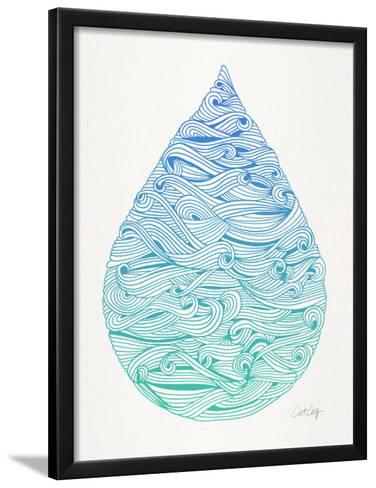 376x488 Ombre Water Drop Giclee Print