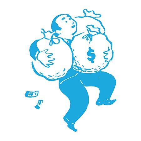 450x450 Man With Money Bags