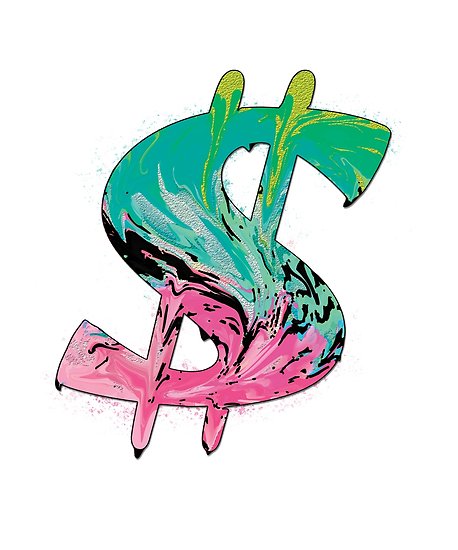 458x550 Sauce Money Dollar Sign Typography Posters