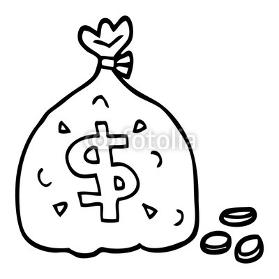 400x400 Line Drawing Cartoon Bag Of Money Buy Photos Ap Images