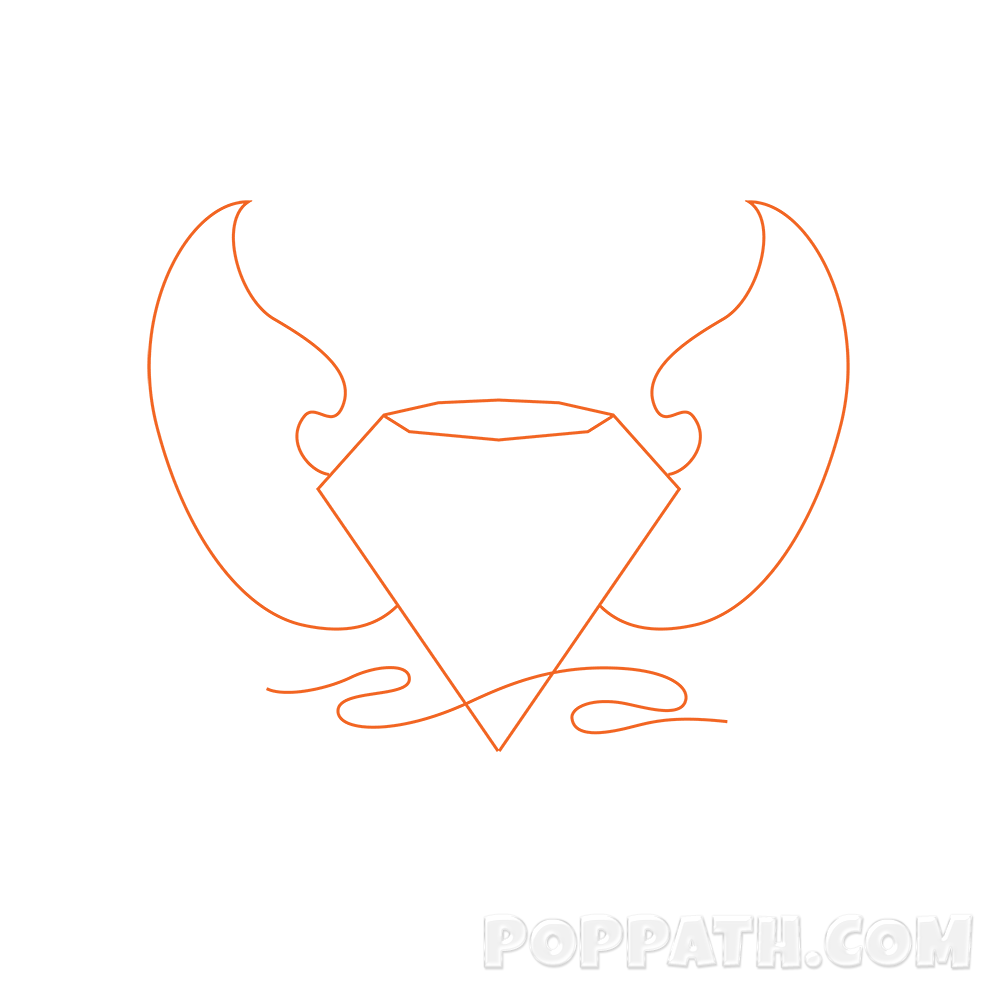 1000x1000 How To Draw A Diamond Tattoo Pop Path