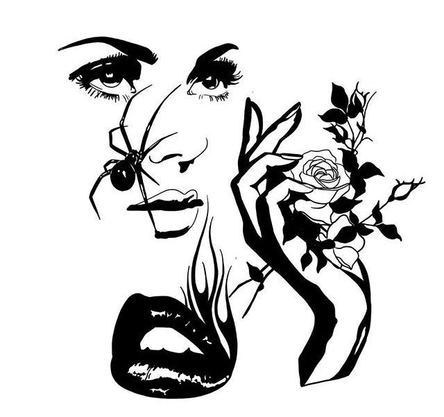 640x601 Johnny Gloom Titty Tats Tattoo Drawings, Tattoo Sketches, Art