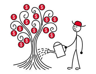 311x240 Money Tree Symbolic Metaphorical Drawing A Stylized Tree