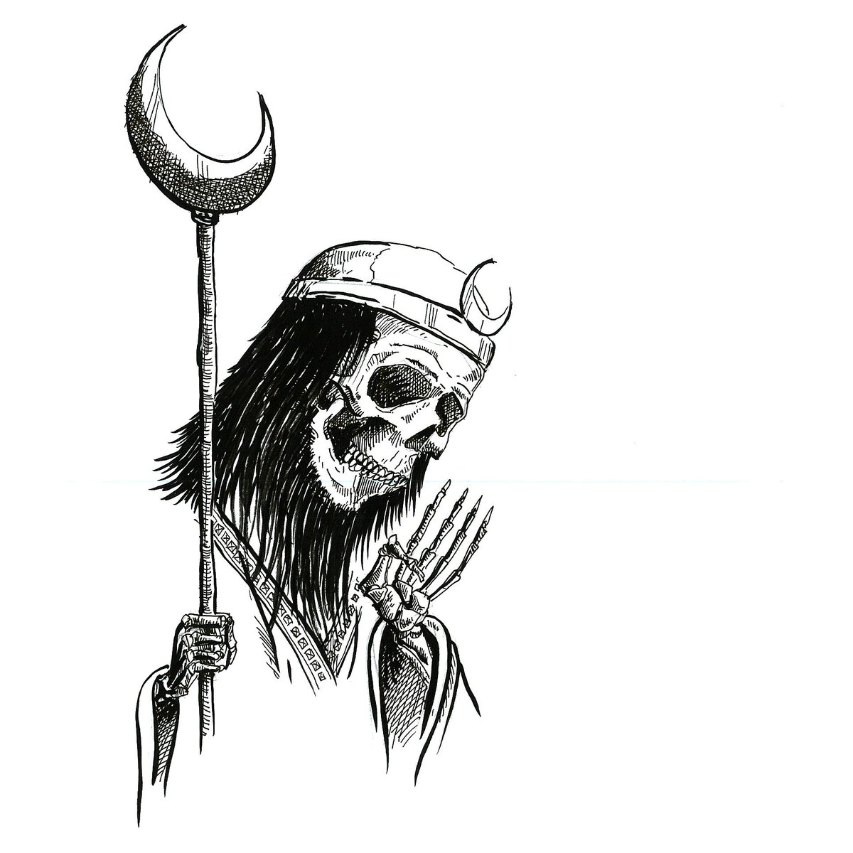 1200x1200 On Twitter Monk Sha With His Crescent Moon Blade