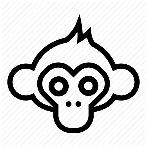 512x512 Drawing, Monkey, Cartoon, Transparent Png Image Clipart Free