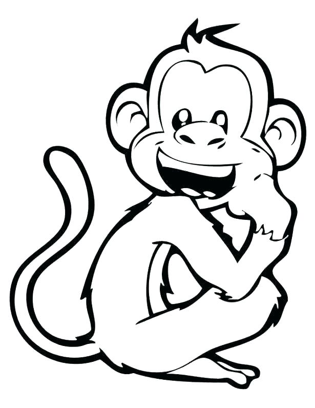 615x796 How To Draw A Hanging Monkey Hoteles