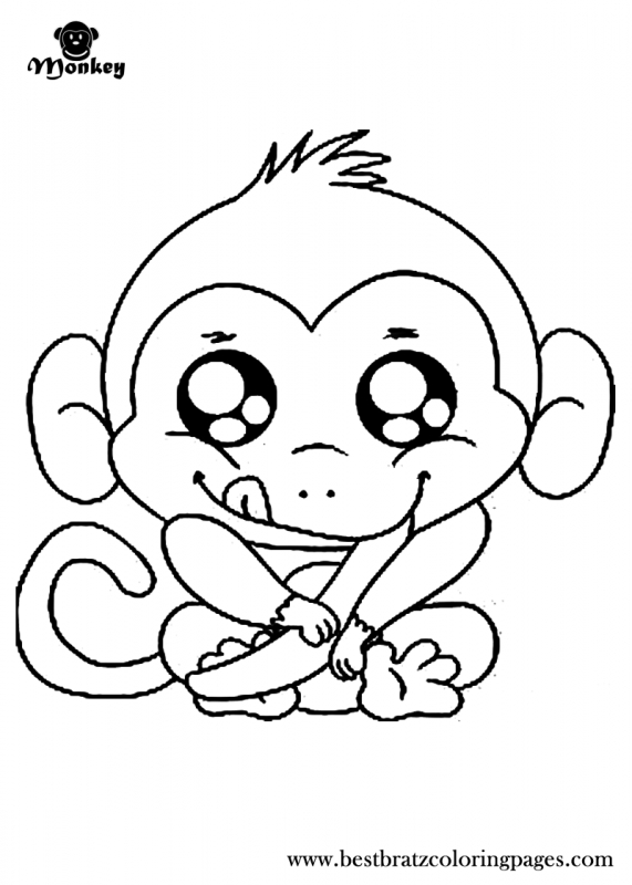 571x800 Free Printable Monkey Coloring Pages For Kids Coloring Book