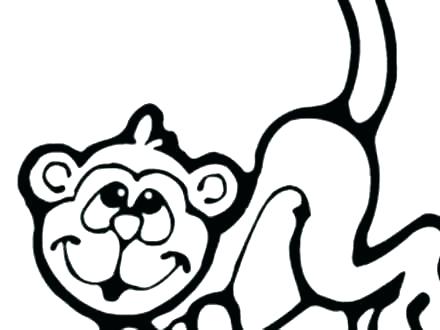 440x330 Cute Baby Monkey Drawings