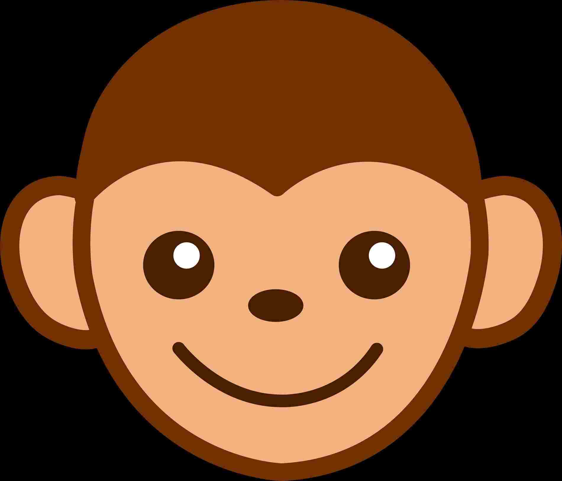 1900x1627 Cute Funny Monkey Face Drawing Clip Art Free Artrhsweetclipartcom